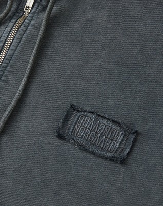 Compact Cotton Alpa Zip Hoodie - Asphalt